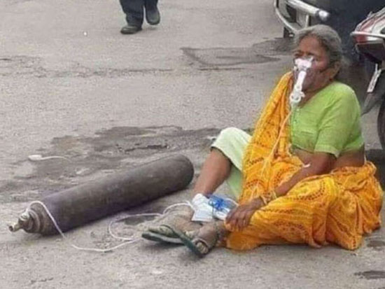 Photos of the current situation of COVID-19 in India